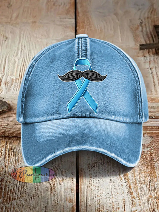 Unisex Prostate Cancer Awareness hat Light Blue / ONE
