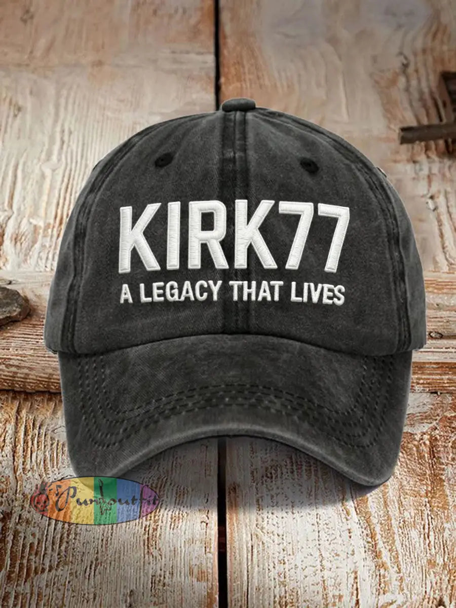 Unisex Resort Kirk77 A Legacy That Lives Design Print Hat Black / ONE