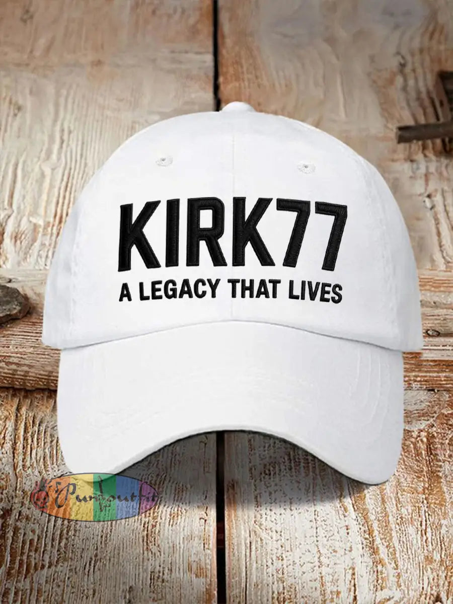 Unisex Resort Kirk77 A Legacy That Lives Design Print Hat White / ONE