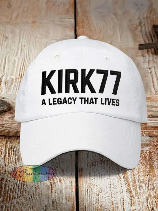 Unisex Resort Kirk77 A Legacy That Lives Design Print Hat White / ONE
