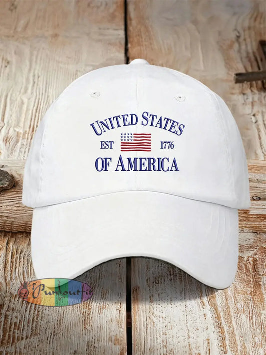 Unisex Retro Freedom American Flag Commemorative Hat A