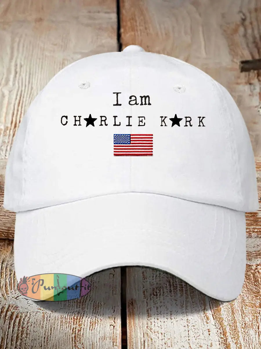 Unisex Turning Point I Am Printed Hat White / ONE