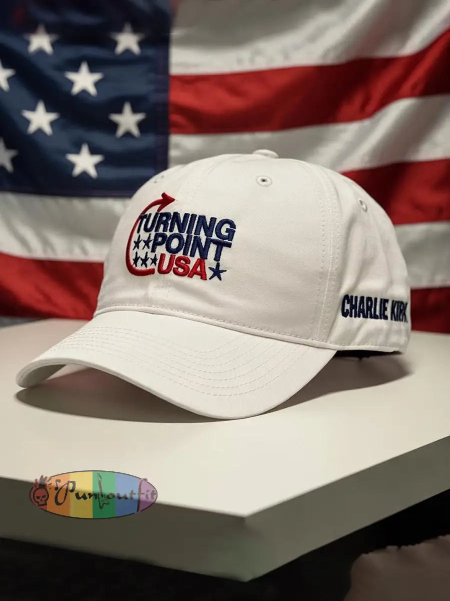 Unisex Turning Point USA Print Hat White / ONE