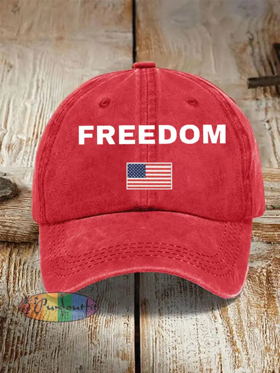Unisex Turning Point USA Trump Charlie Kirk Commemorative Print Slouch Hat C / ONE