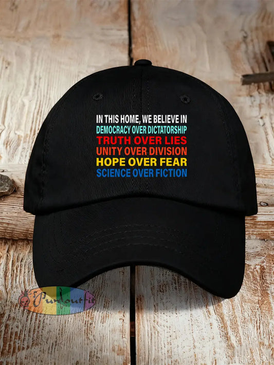 Unisex Vintage Art Printed Casual Hat A