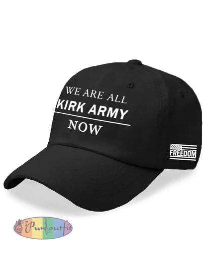 Unisex We Are All Charlie Kirk Army Now! R.I.P Charlie Kirk Hat Black / ONE
