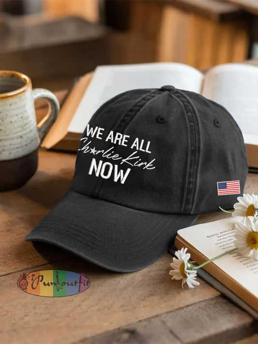 Voice Of Freedom Printed Casual Unisex Hat Black / ONE