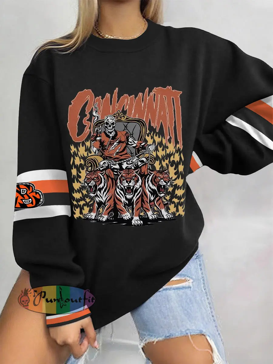 Women’s American Football Sweatshirt Black / S