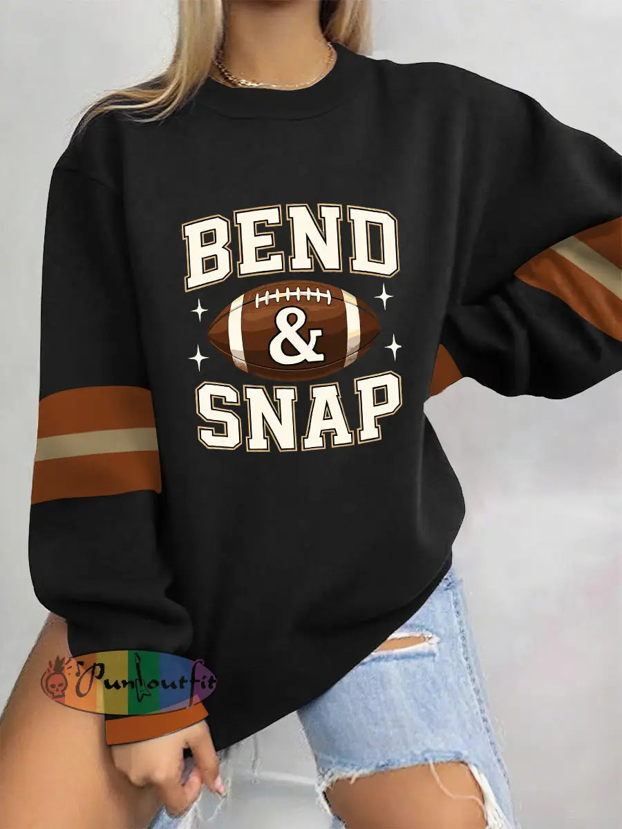 Women’s American Football Sweatshirt Black / S