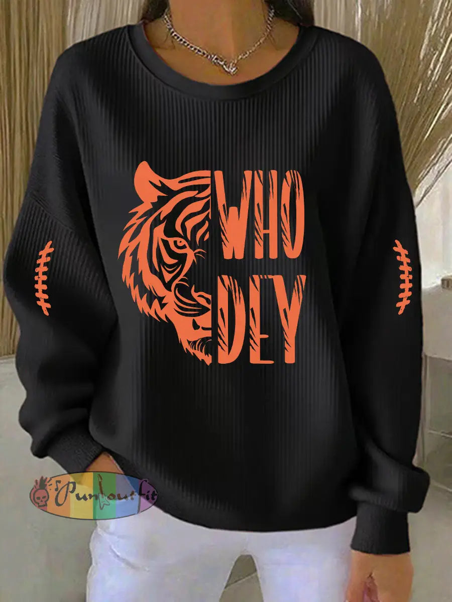 Women’s American football sweatshirt Black / S