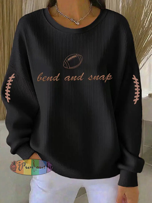 Women’s American Football Sweatshirt Black / S