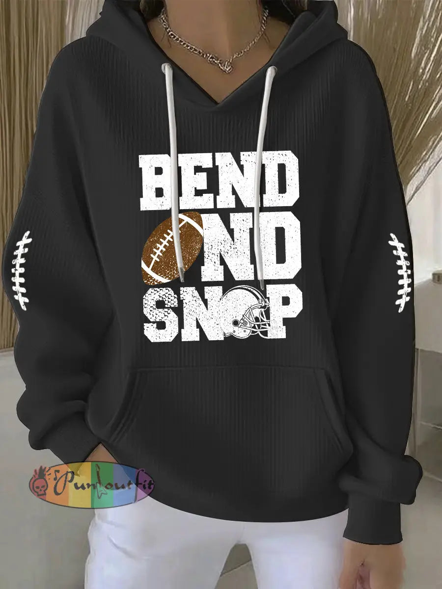 Women’s American Football Sweatshirt Black / S