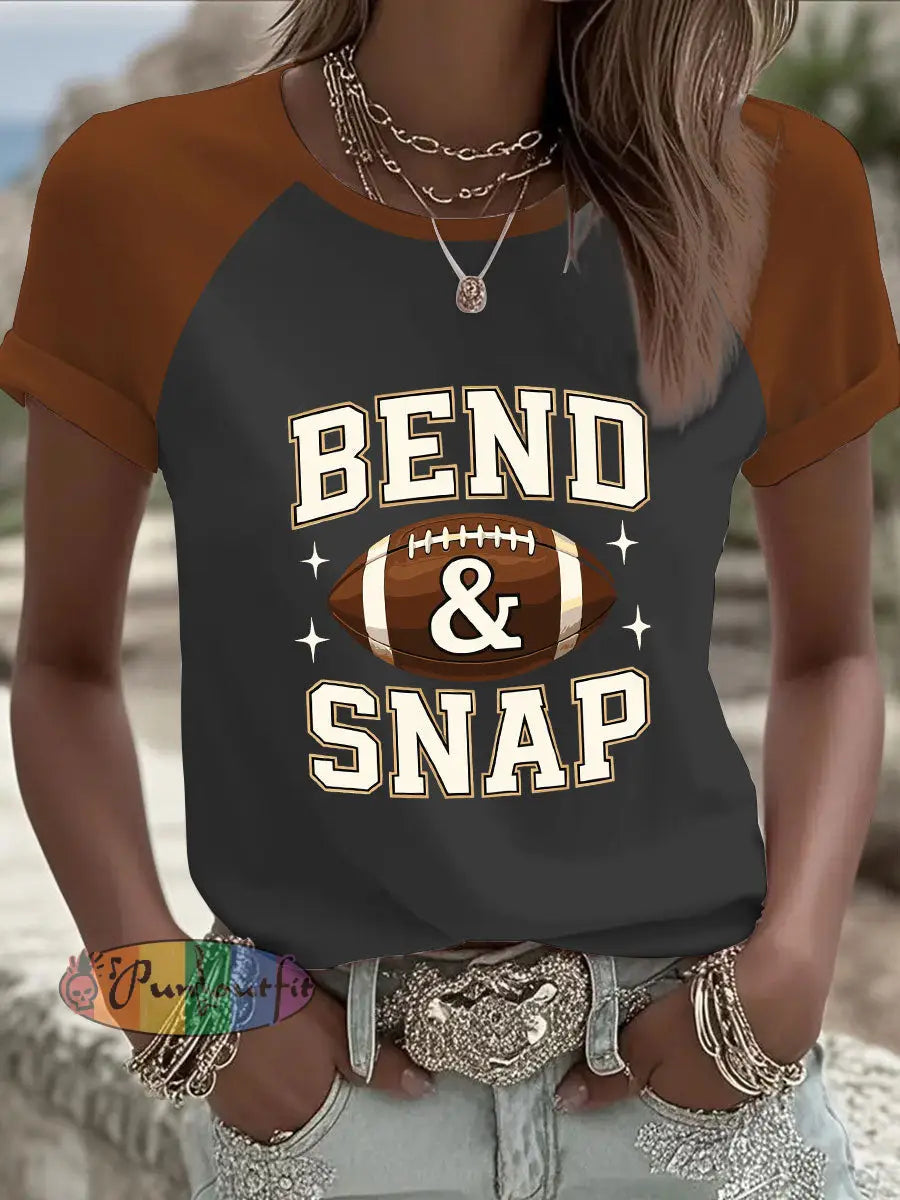 Women’s American Football T-shirt Black / S