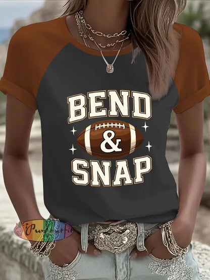 Women’s American Football T-shirt Black / S