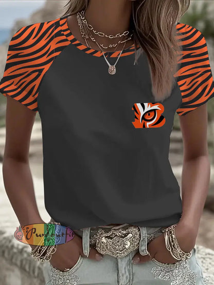 Women’s American football T-shirt Black / S