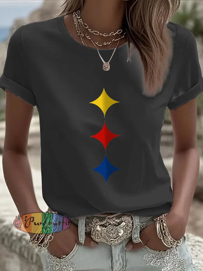 Women’s American Football T Shirt Black / S