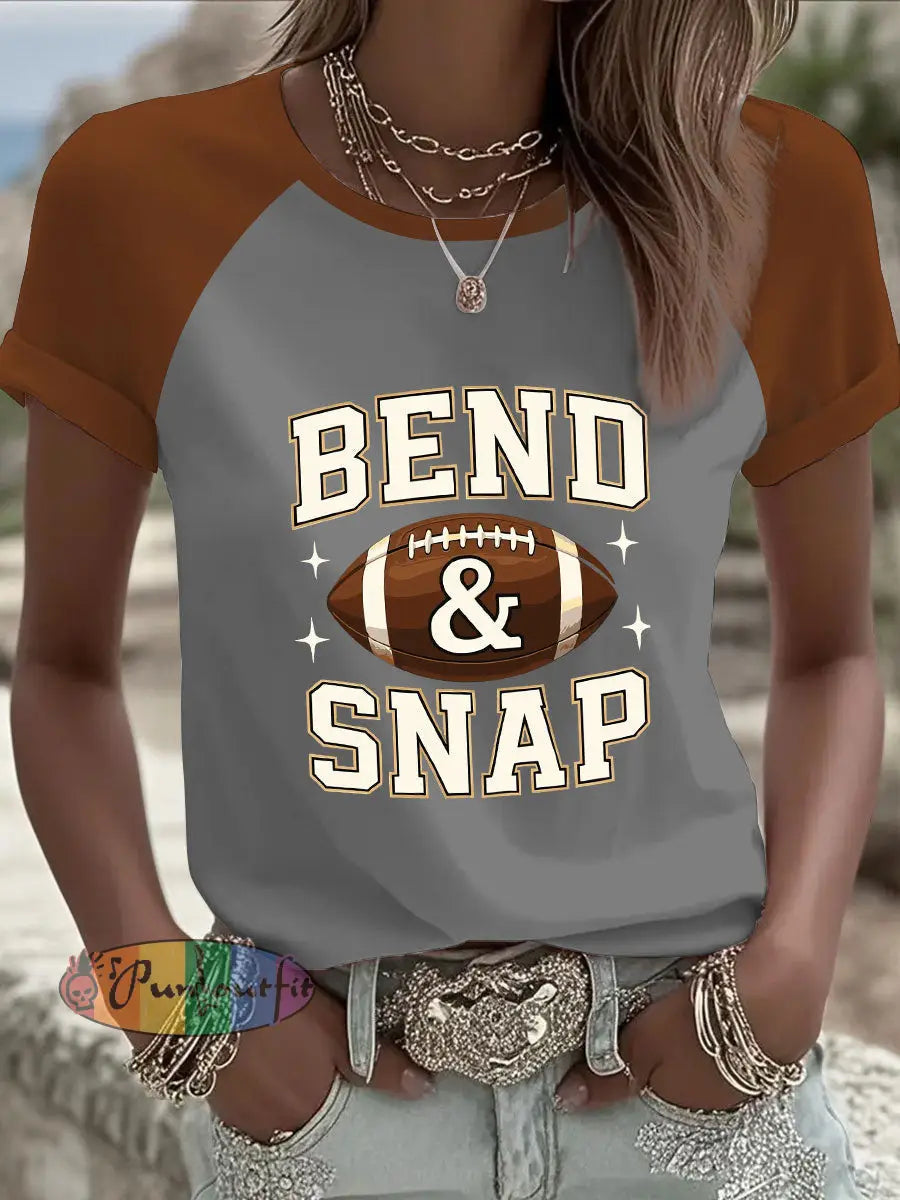 Women’s American Football T-shirt Gray / S