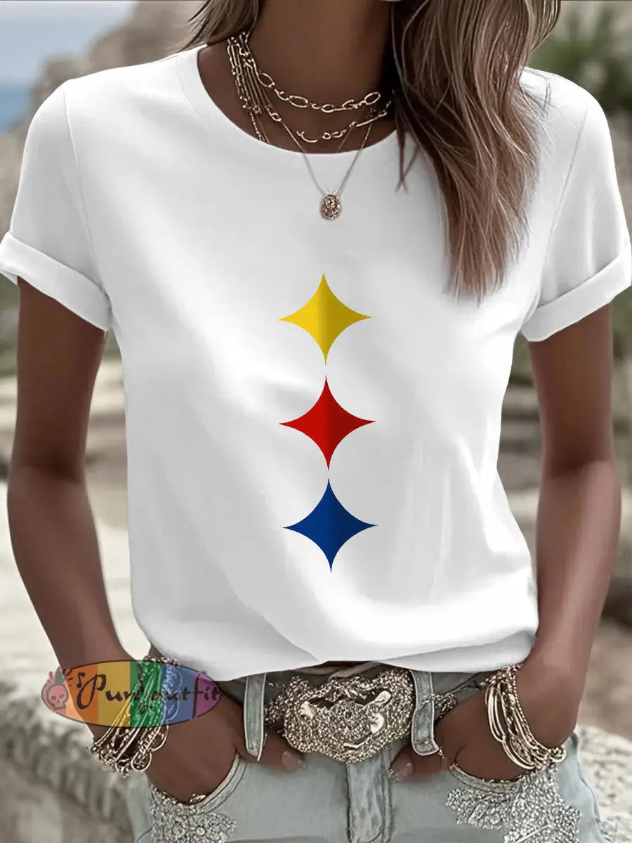 Women’s American Football T Shirt White / S