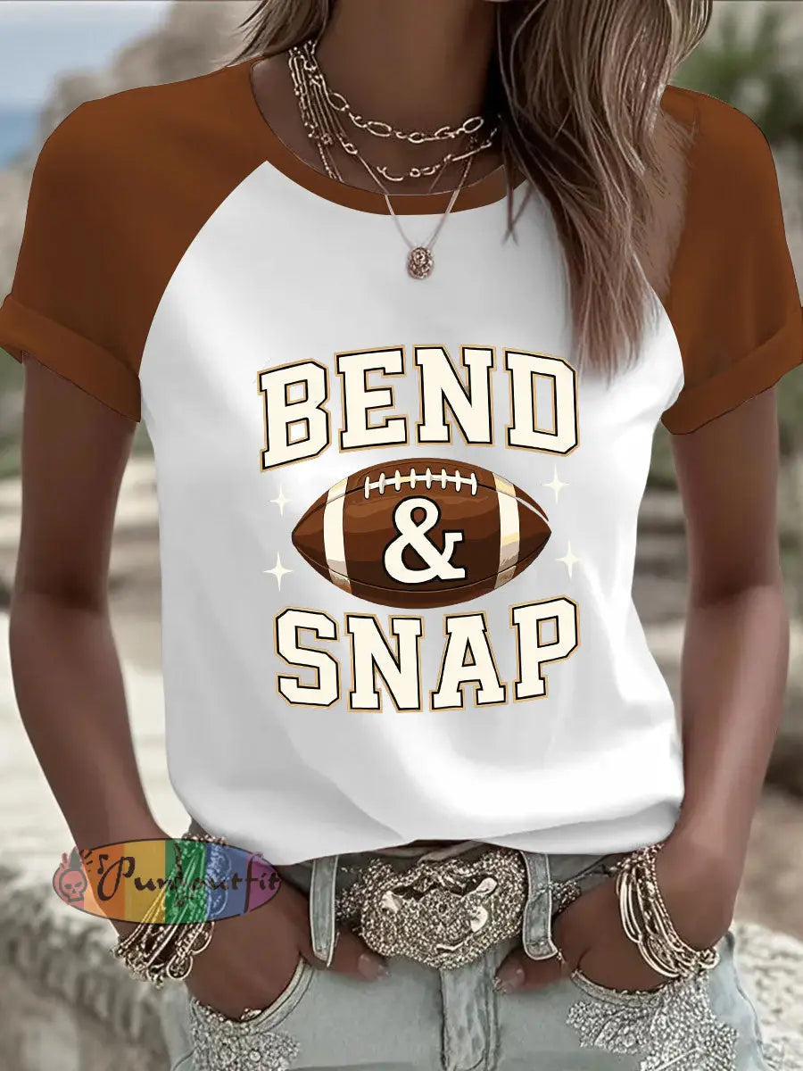 Women’s American Football T-shirt White / S