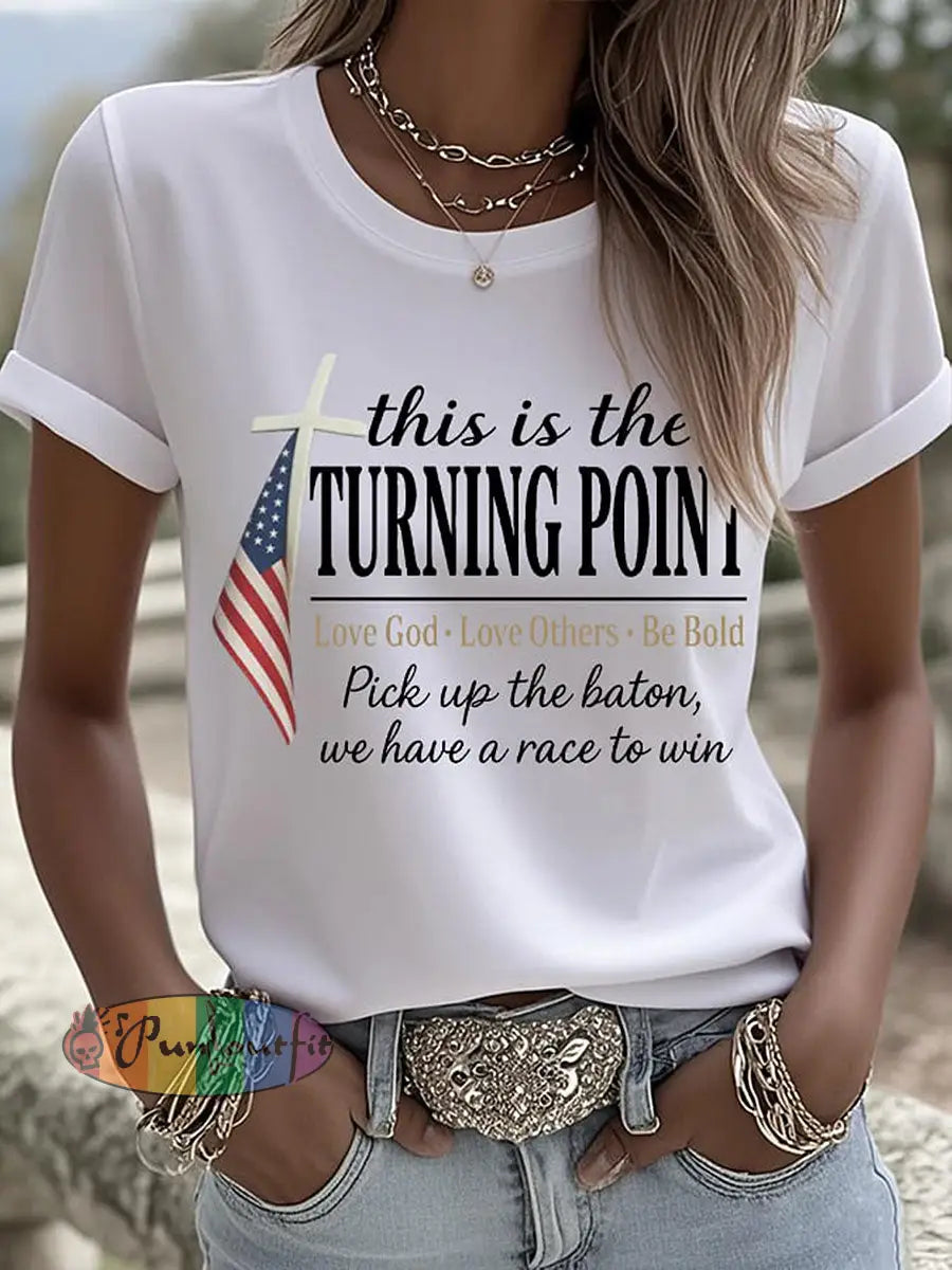Women’s Clothing This Is The Turning Point T-shirts White / S