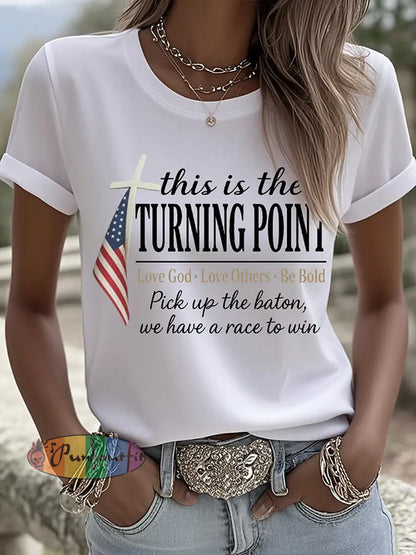 Women’s Clothing This Is The Turning Point T-shirts White / S