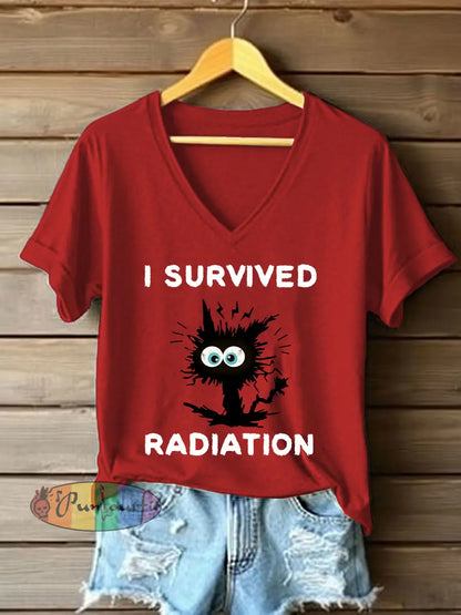 Women’s Fight Cancer T Shirt Red / S