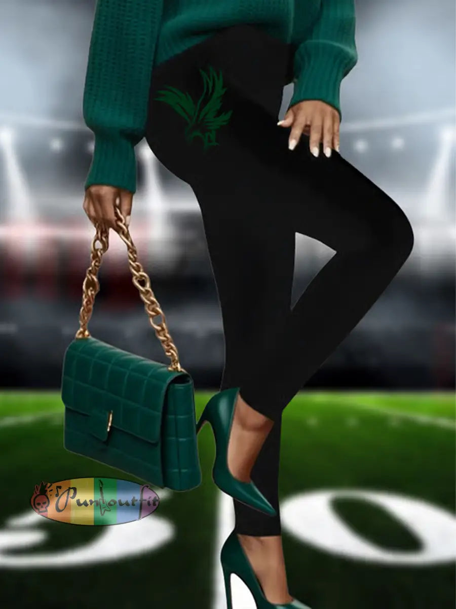 Women’s Football Fans Lovers Gameday Casual bottoms Black / S