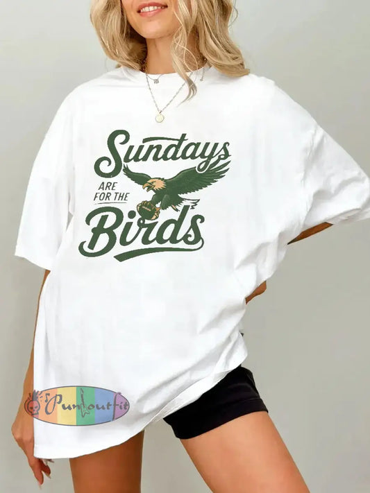 Women’s Football Fans Lovers Gameday Casual imitation cotton short sleeved T shirt White / S