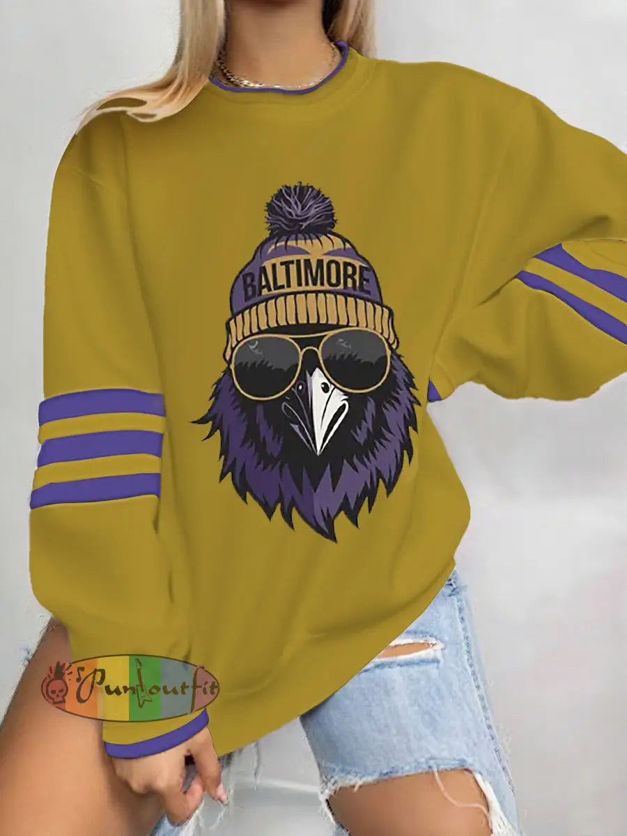 Women’s Football Fans Lovers Gameday Casual Sweatshirt Picture 2 / S