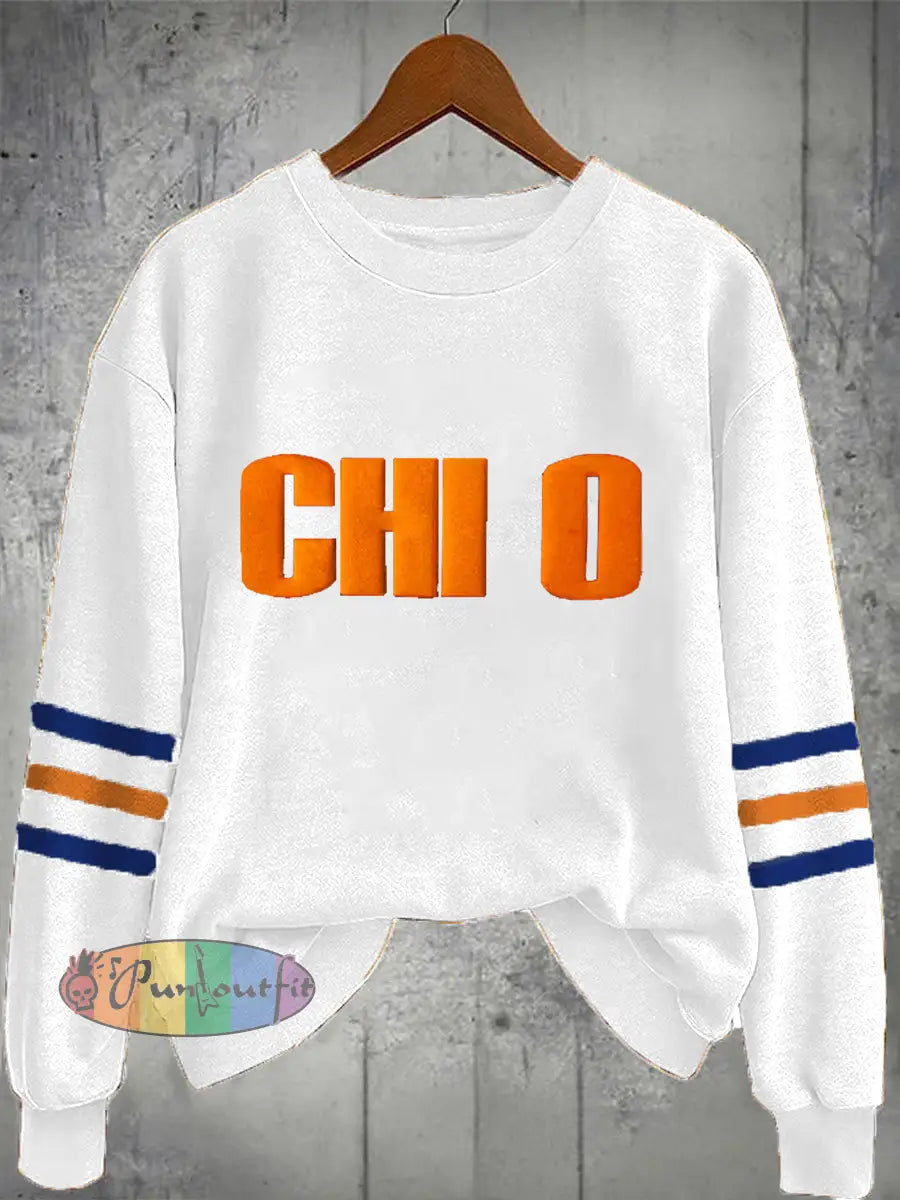Women’s Football Fans Lovers Gameday Casual Sweatshirt White / S