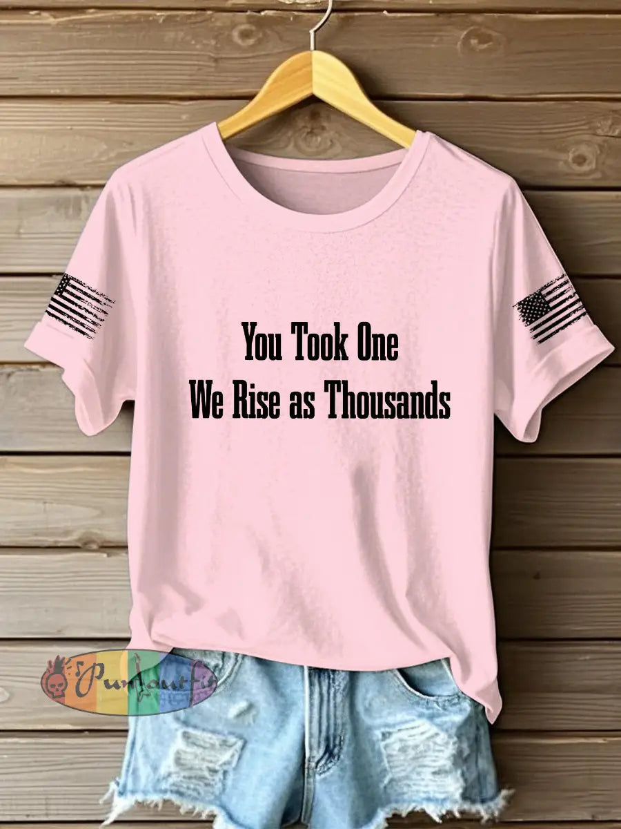 Women’s Freedom Is Not Free R.I.P Charlie Kirk Long Sleeve Sweater Light Pink / S