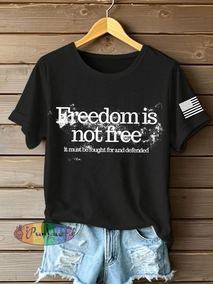 Women’s FREEDOM T-shirt Black / S