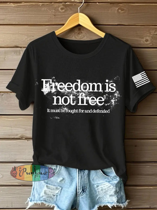 Women’s FREEDOM T-shirt Black / S