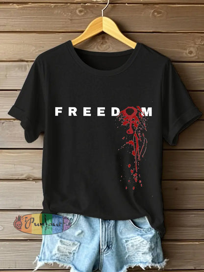Women’s FREEDOM T-shirt Black / S