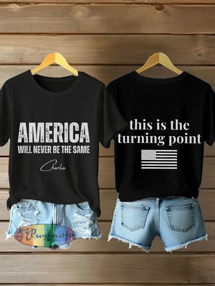 Women’s FREEDOM T-shirt Black / S