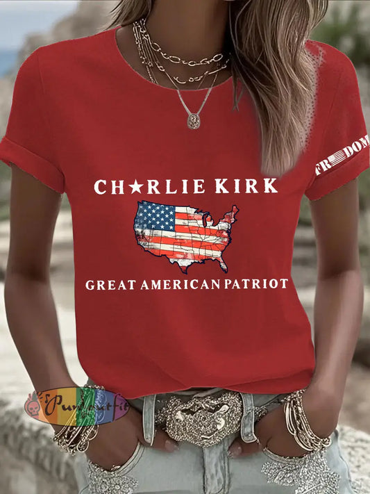 Women’s FREEDOM T-shirt Red / S