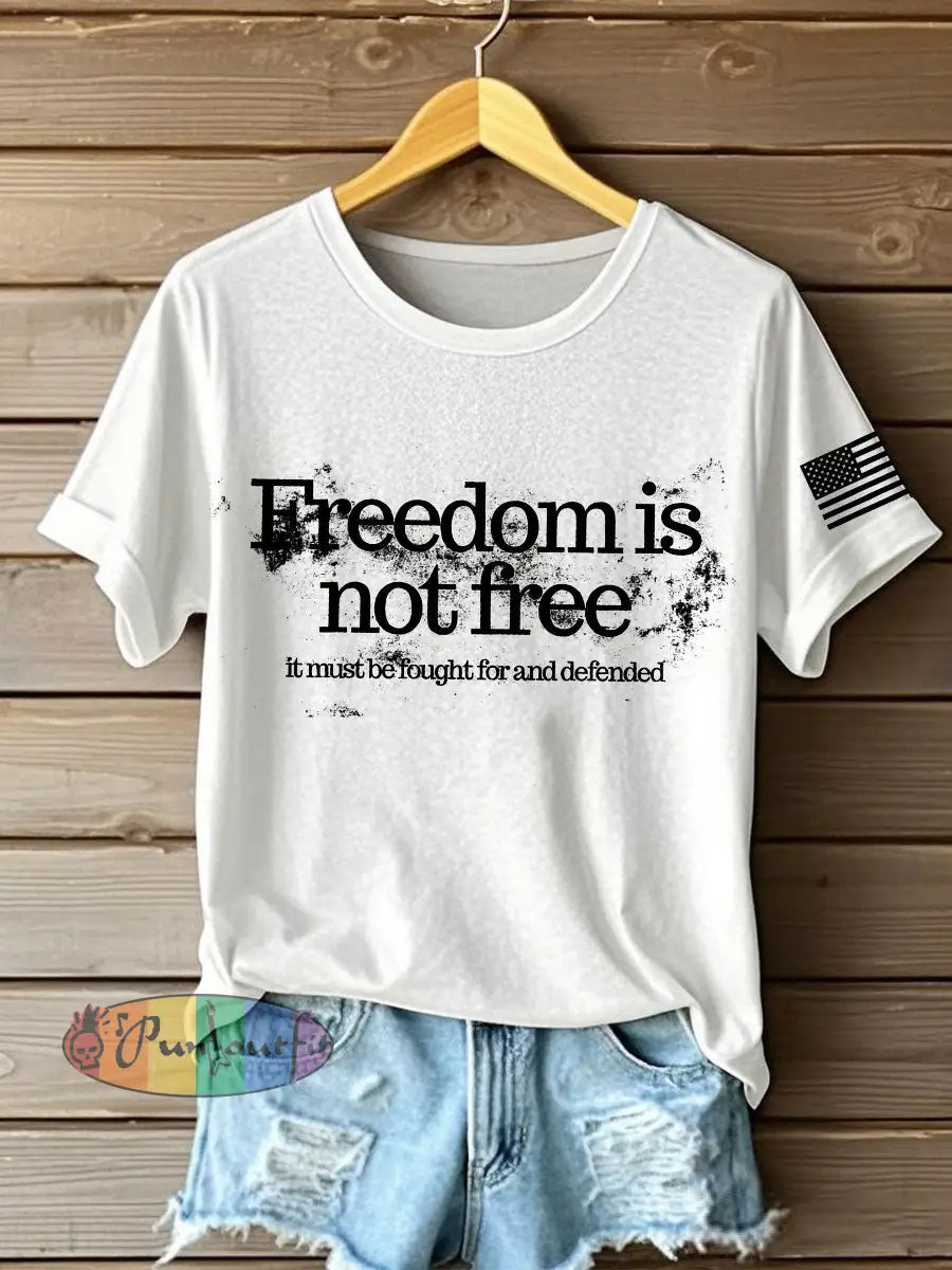 Women’s FREEDOM T-shirt White / S