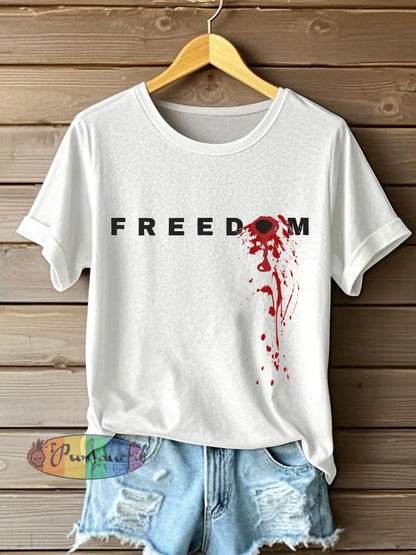 Women’s FREEDOM T-shirt White / S