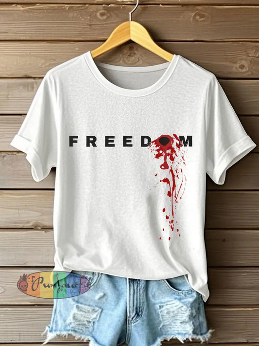 Women’s FREEDOM T-shirt White / S