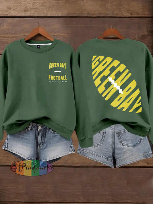 Women’s Green football sweatshirts Green / S