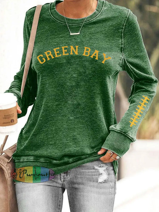 Women’s Green Football Sweatshirts Green / S