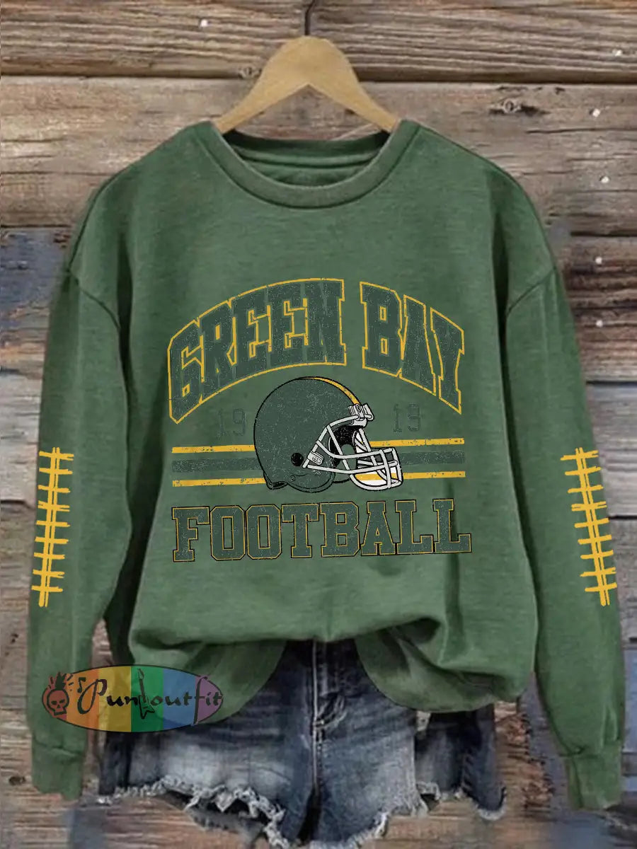 Women’s Green football sweatshirts Green / S
