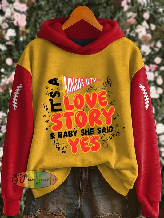 Women’s gym teacher and English teacher love story hooded sweatshirt As picture / S