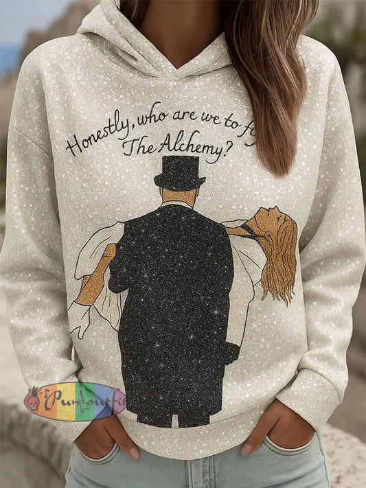 Women’s My Engagement Day Art Print Casual Hoodie As picture / S