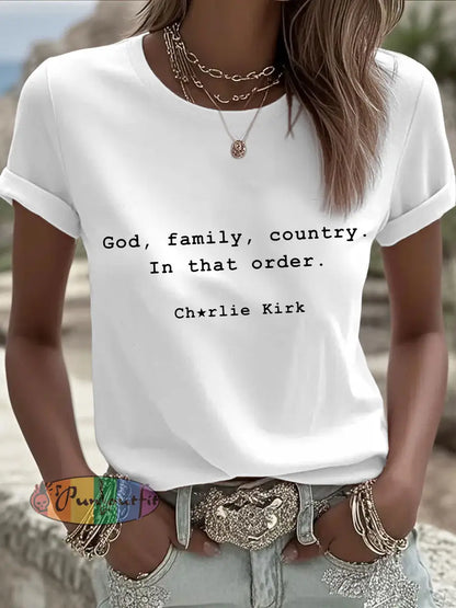 Women’s Patriot T-shirt White / S