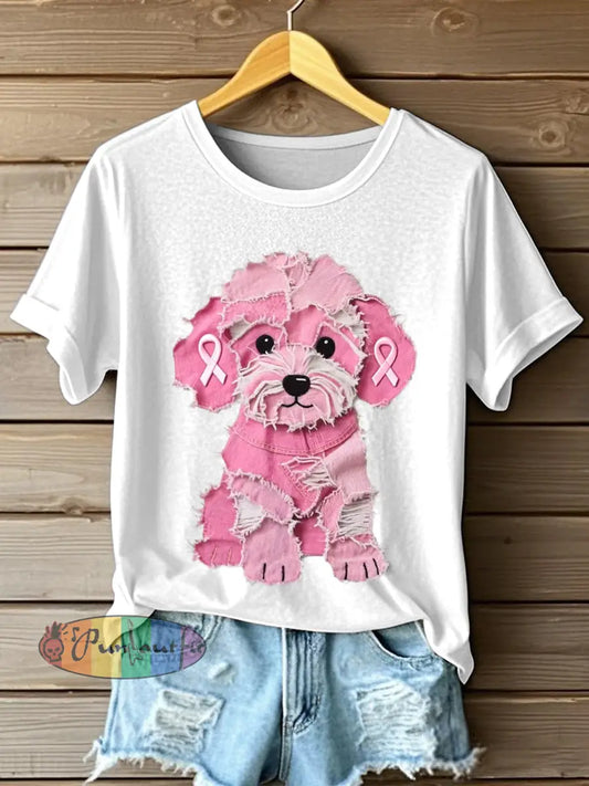 Women’s short sleeved T shirt White / S