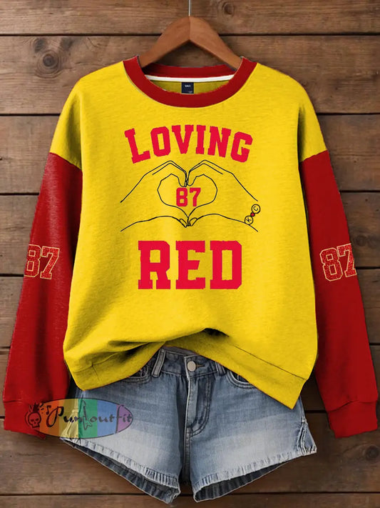Women’s Taylor Swift and Travis Kelce Engagement Regular Sweatshirt As picture / S