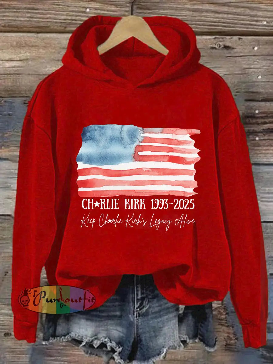 Women’s This Is Our Turning Point Printed Casual Hoodie Red / S